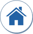 icon of a house representing projects
