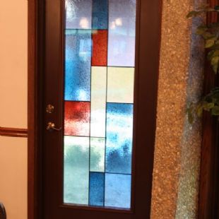 Good Shepard United Methodist Church - ProVia entry doors w/custom inspirations glass